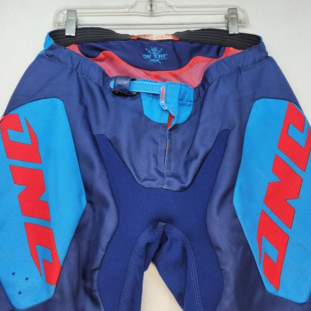 One Industries Defcon Moto Pants Mens 34 Blue Motocross Racing Gear - Picture 2 of 11